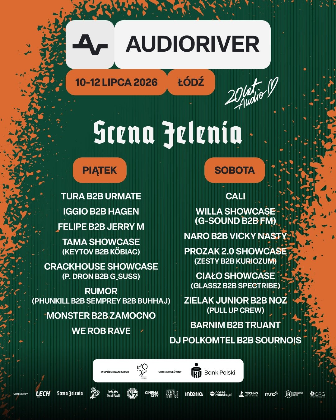 Audioriver 2026 lineup poster