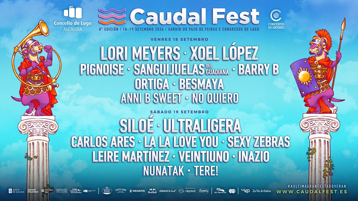 Caudal Fest 2026 lineup poster