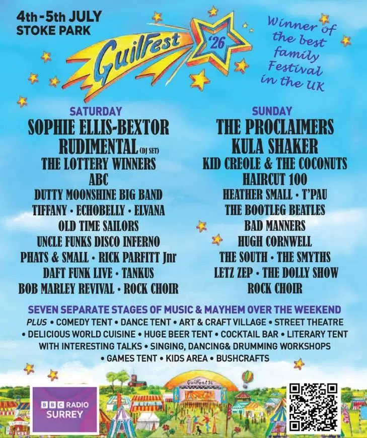 GuilFest 2026 lineup poster