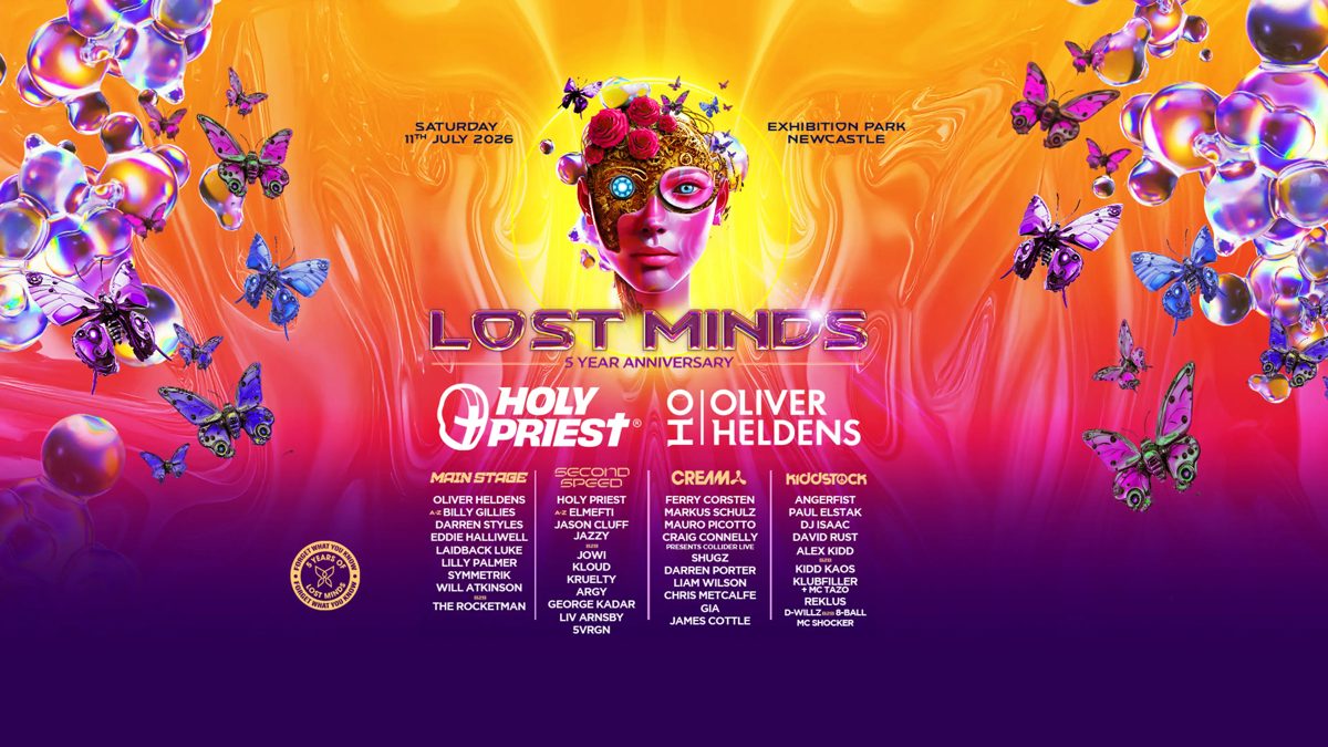 Lost Minds Festival 2026 lineup poster