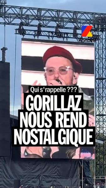 ๐ฅ Premier jour de @welovegreen et dรฉjร une foule en dรฉlire pour @gorillaz ! Le