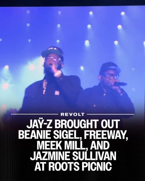 LEGENDARY NIGHT 🙌🏾🐐

JAŸ-Z welcomed Beanie Sigel, Freeway, Meek Mill, and Jaz