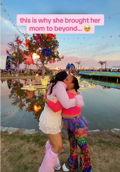Community Highlight ✨ Margarita & her mom ❤️ #beyondwonderland #ravetok #edmtikt