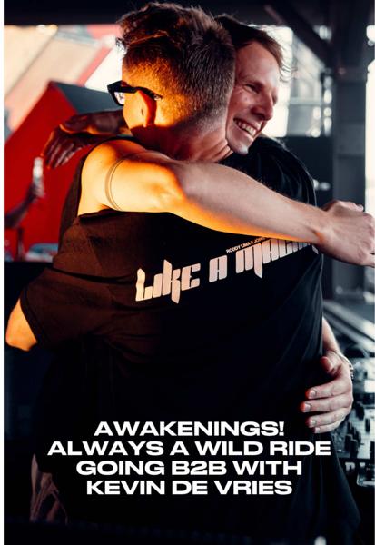 @Awakenings b2b with @Kevin de Vries ๐ฆพ
More magic on this crazy main stage. Th