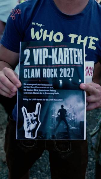 Heute durften wir zwei echte Clam Rocker sehr, sehr glücklich machen. 🤘🎸

Nur 