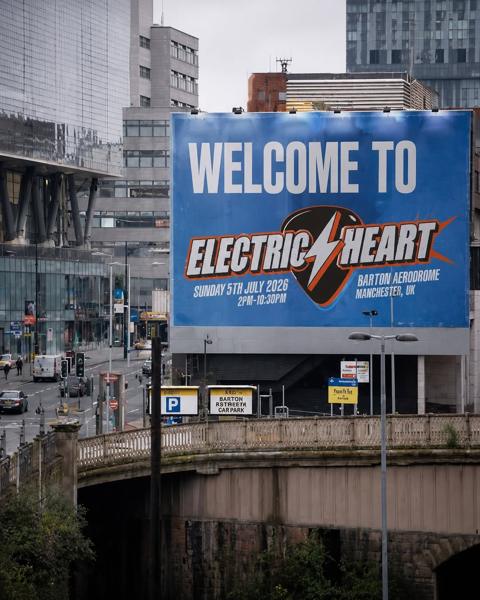 Hello, MANCHESTER! โก๏ธ
Today is the day. Electric Heart Festival lands at Barton