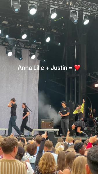 Anna Lille, Justin Bieber og Malakoff for EVIG๐โ๏ธ๐ฅโค๏ธ#nydelig #festival #rockes