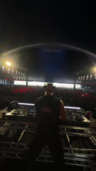 Headliner @Holy Priest lighting up the @Second Speed big top๐ฅ #forgetwhatyoukno