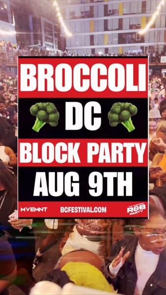 DC’s biggest block party is HERE. August 9th . Link in bio to buy tickets 🎟️