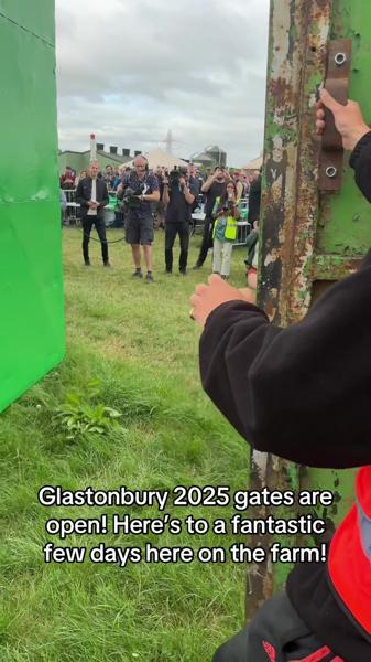 Glastonbury 2025 gates are open! Here’s to a fantastic few days here on the farm