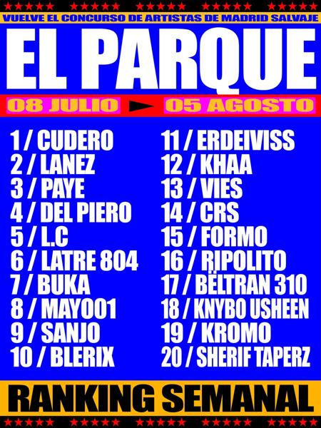 TOP 20 #ELPARQUE๐ฅ
๐๐ผSi tu sueรฑo es subir al escenario de Madrid Salvaje y aรบ